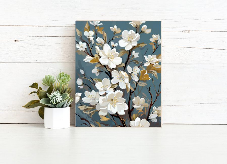 Blossom Elegance – Paint by Numbers Kit