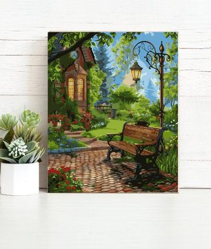 Garden Cottage Path - Paint by Numbers Kit