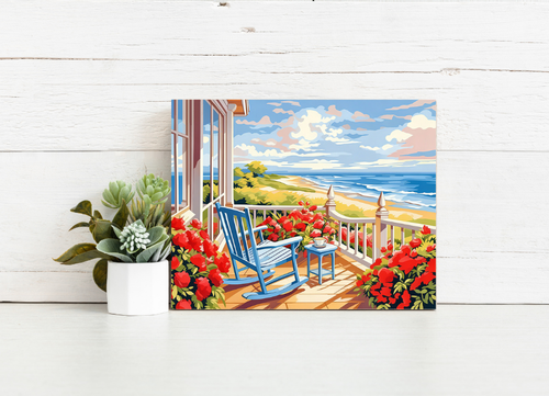Coastal Morning Retreat – Paint by Numbers Kit