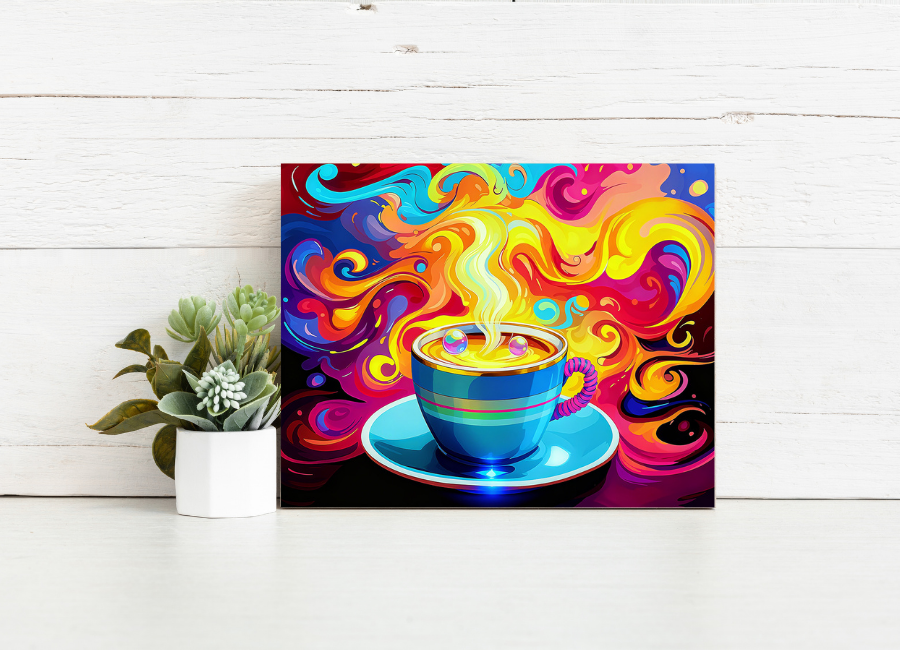 Cosmic Coffee – Paint by Numbers Kit
