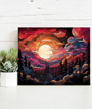 Celestial Cloudscape – Paint by Numbers Kit