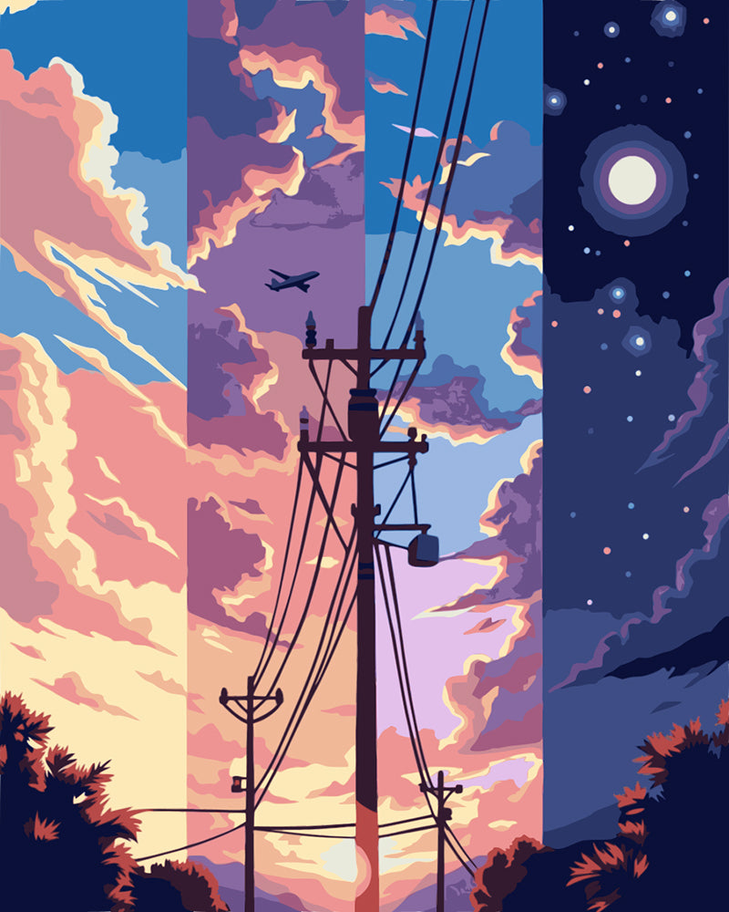 Sunset Skies - Paint by Numbers Kit