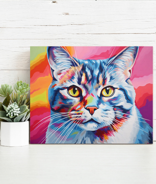 Vivid Whiskers – Paint by Numbers Kit