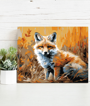 Autumn Fox – Paint by Numbers Kit