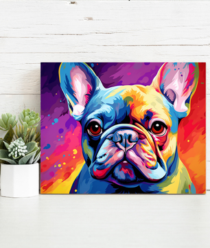 Pop Art Frenchie – Paint by Numbers Kit