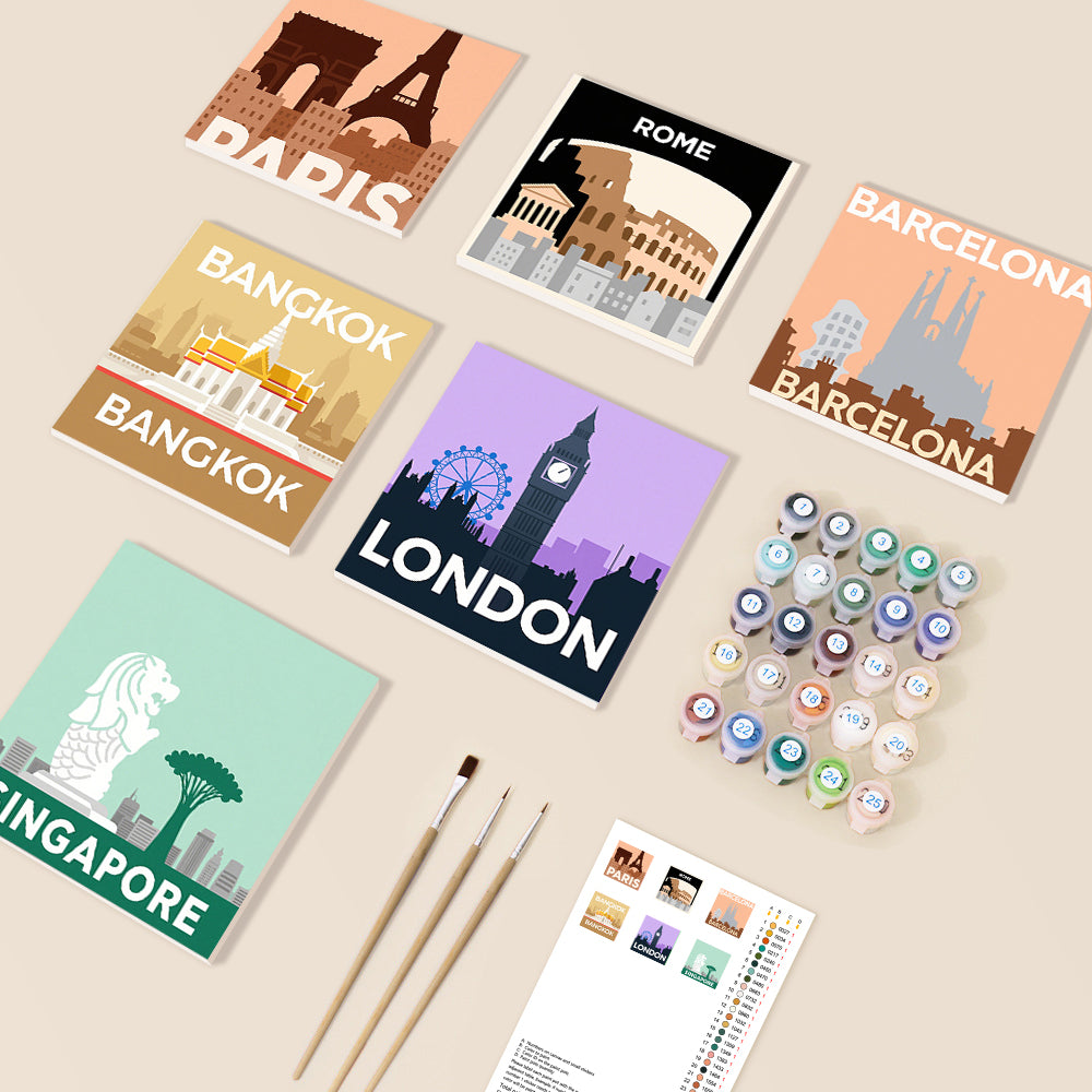 Around The World Collection 6 Piece Kit