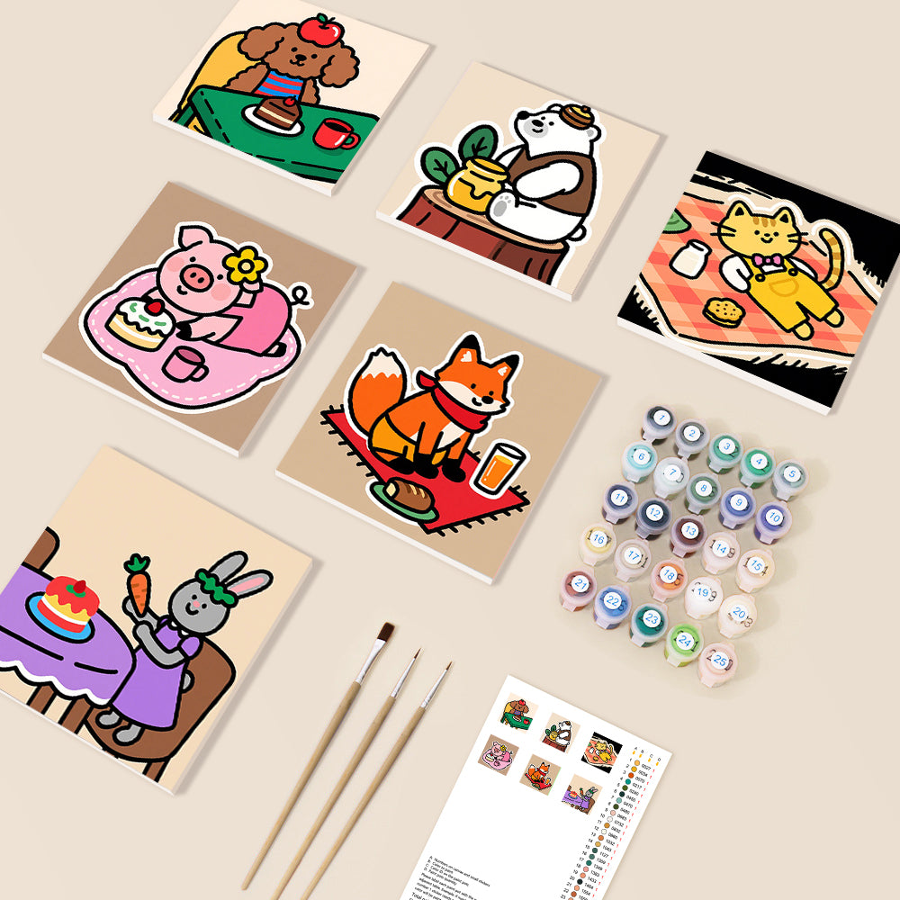 Kawaii Picnic Friends 6 Piece Kit