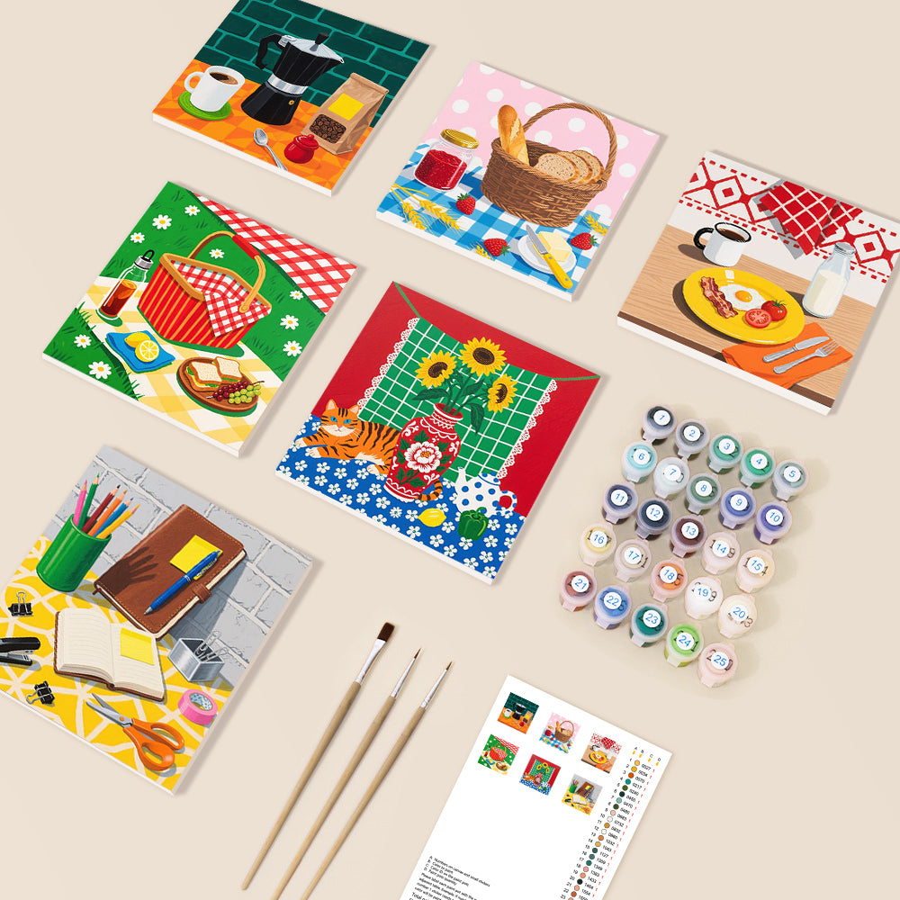 Picnic Pattern Party 6 Piece Kit