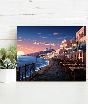 Coastal Sunset Escape – Paint by Numbers Kit