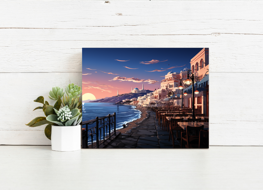 Coastal Sunset Escape – Paint by Numbers Kit