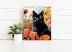 Midnight Garden Cat – Paint by Numbers Kit