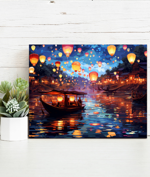 Lantern Festival Nights – Paint by Numbers Kit