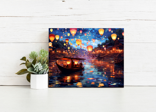 Lantern Festival Nights – Paint by Numbers Kit
