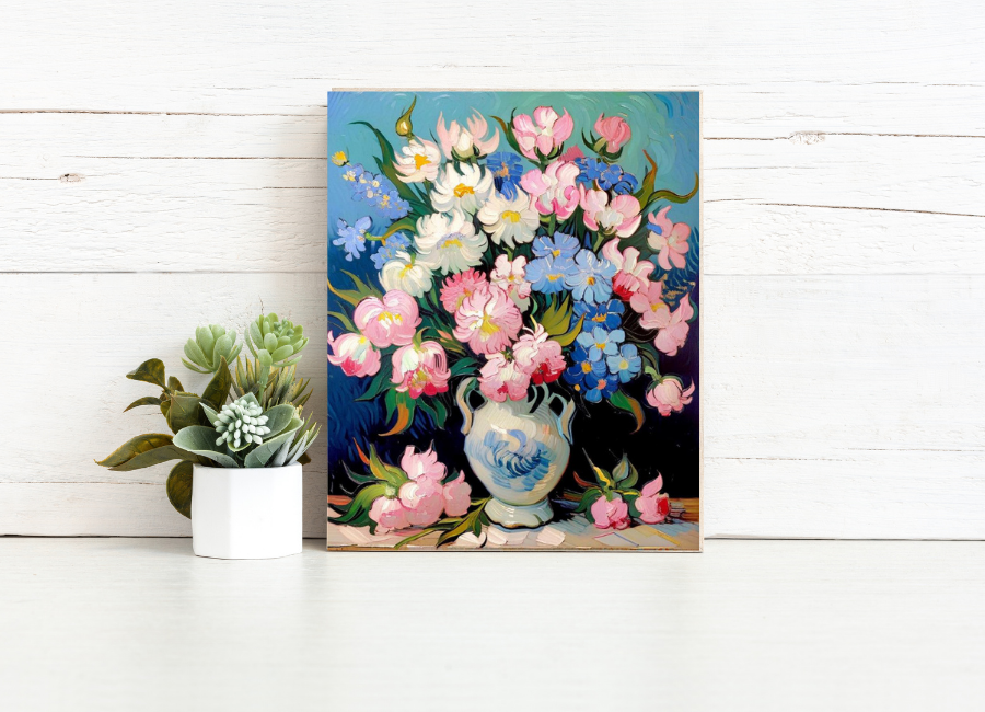 Blossom Bouquet Elegance – Paint by Numbers Kit