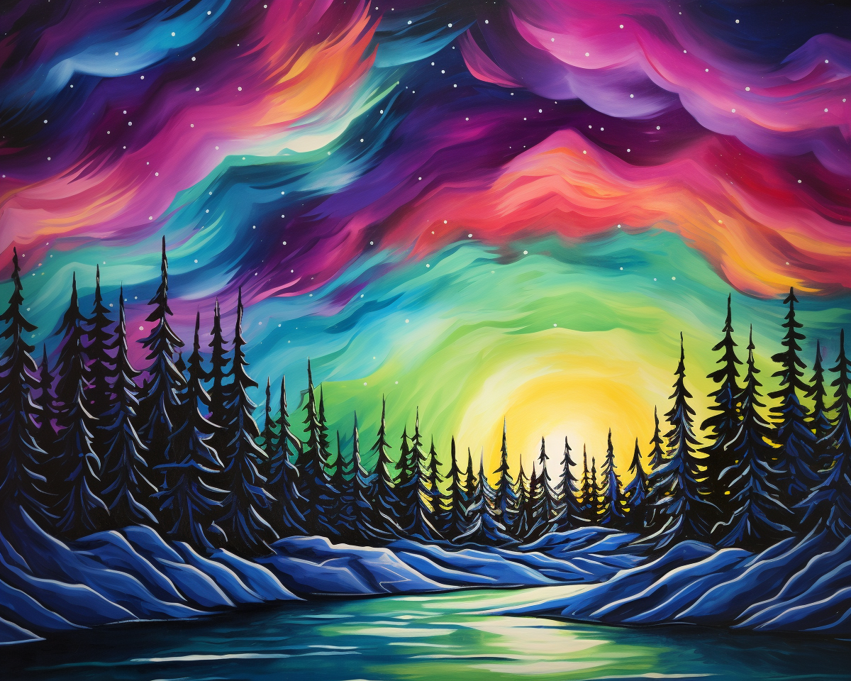 Aurora Dreams - Paint by Numbers Kit