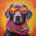Cool City Pup – Paint by Numbers Kit