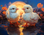 Little Chick Friends – Paint by Numbers Kit