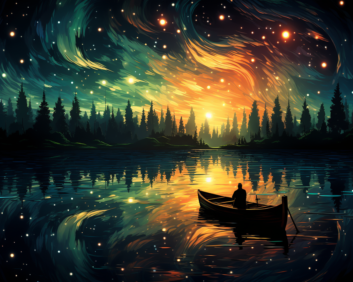Starlit Serenity – Paint by Numbers Kit