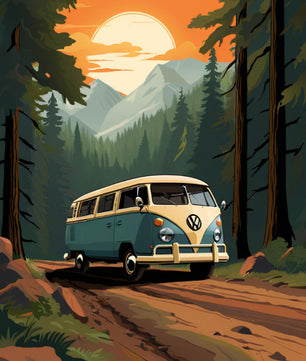 Mountain Road Adventure – Paint by Numbers Kit
