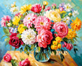 Blooming Bouquet – Paint by Numbers Kit