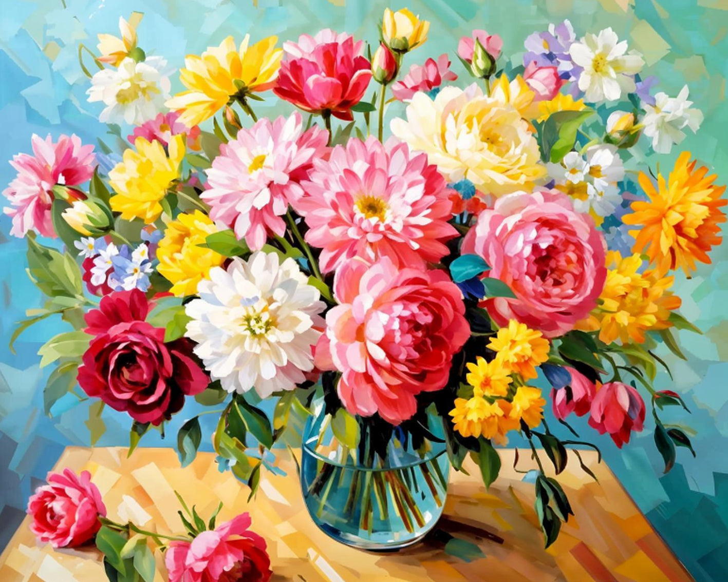 Blooming Bouquet – Paint by Numbers Kit