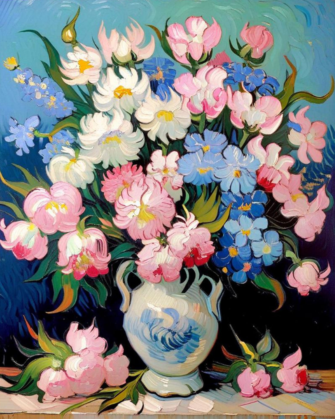 Blossom Bouquet Elegance – Paint by Numbers Kit