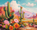 Desert Bloom Oasis – Paint by Numbers Kit