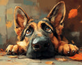 Curious Pup – Paint by Numbers Kit