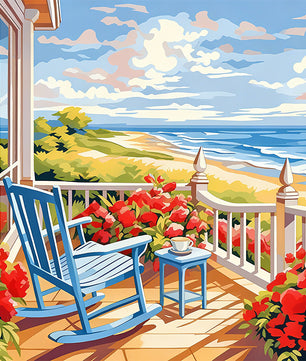 Coastal Morning Retreat – Paint by Numbers Kit