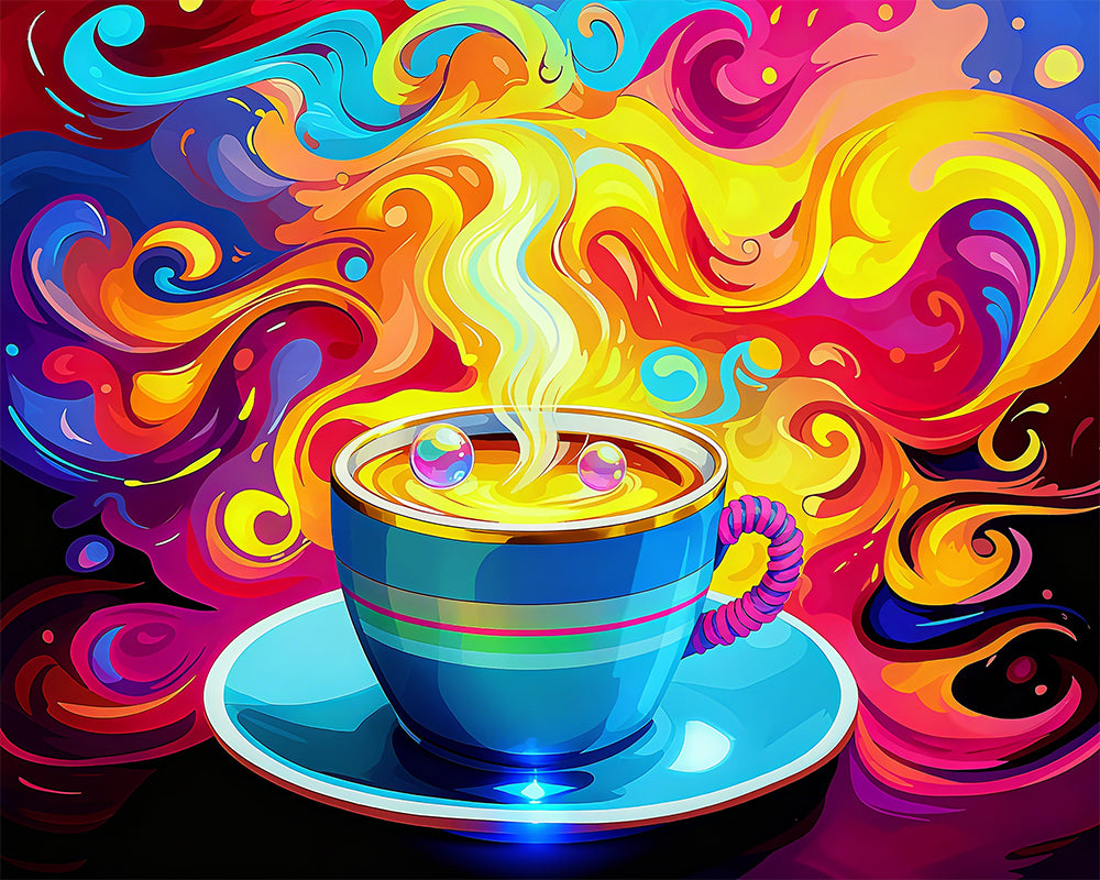 Cosmic Coffee – Paint by Numbers Kit
