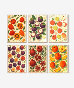 Fruit Market - 6 Pack Paint by Numbers Kit