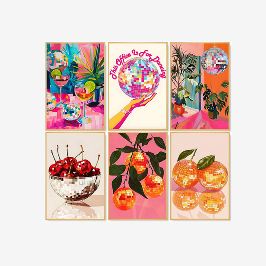 Disco Fruit Party - 6 Pack Paint by Numbers Kit