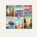 City Postcard Club - 6 Piece Kit