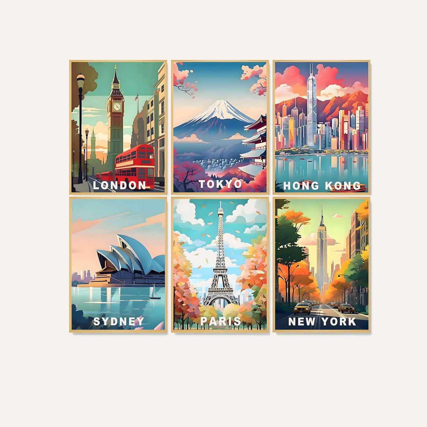 City Postcard Club - 6 Piece Kit