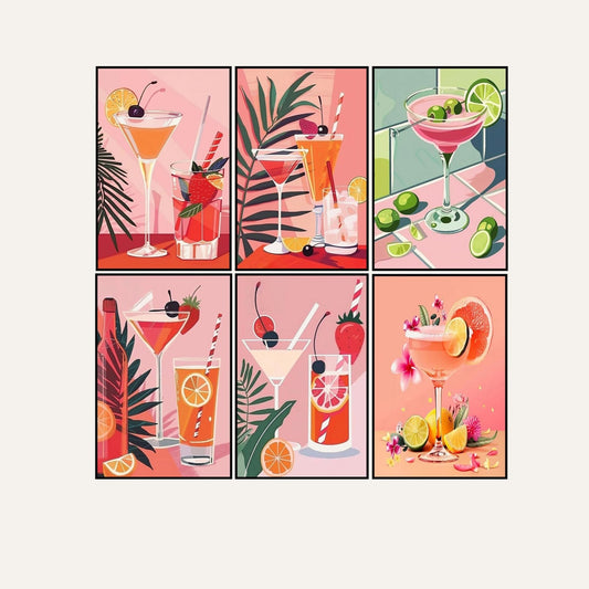 Pink Cocktail Hour - 6 Piece Kit