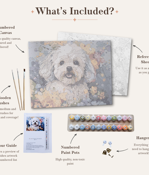 Alpine Meadow Glow – Paint by Numbers Kit